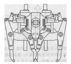 搗固機的搗固裝置結構示意圖