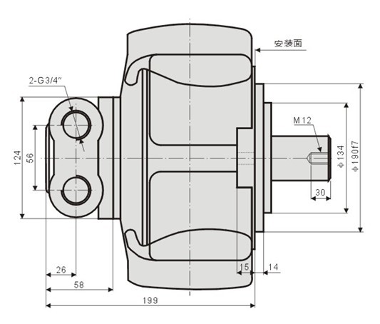 YLM3外五星液壓馬達(dá)