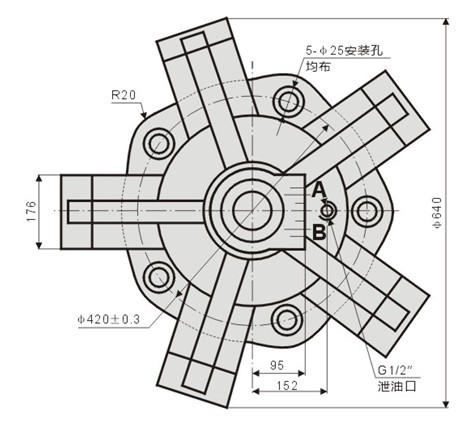 YLM31外五星液壓馬達