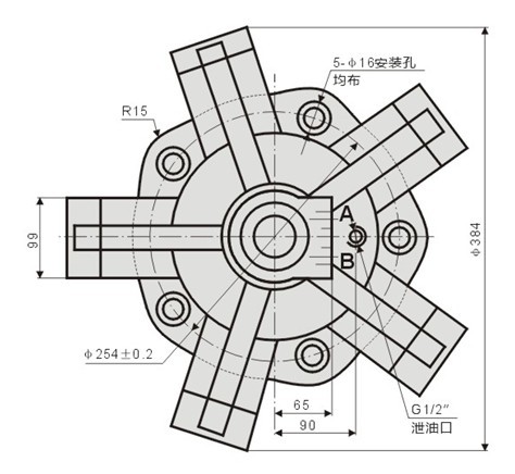 YLM6外五星液壓馬達(dá)