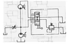 液壓馬達(dá)制動回路